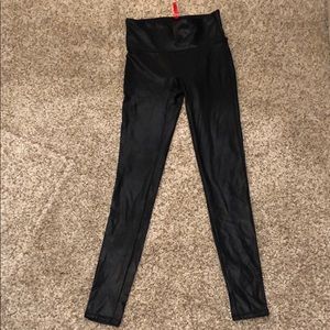 Spanx faux leather leggings